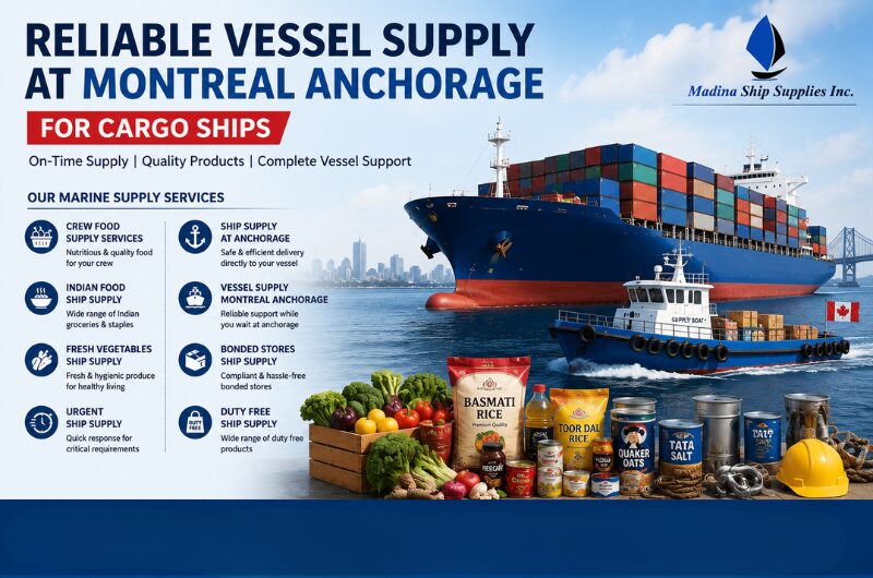 Reliable Vessel Supply at Montreal Anchorage for Cargo Ships
