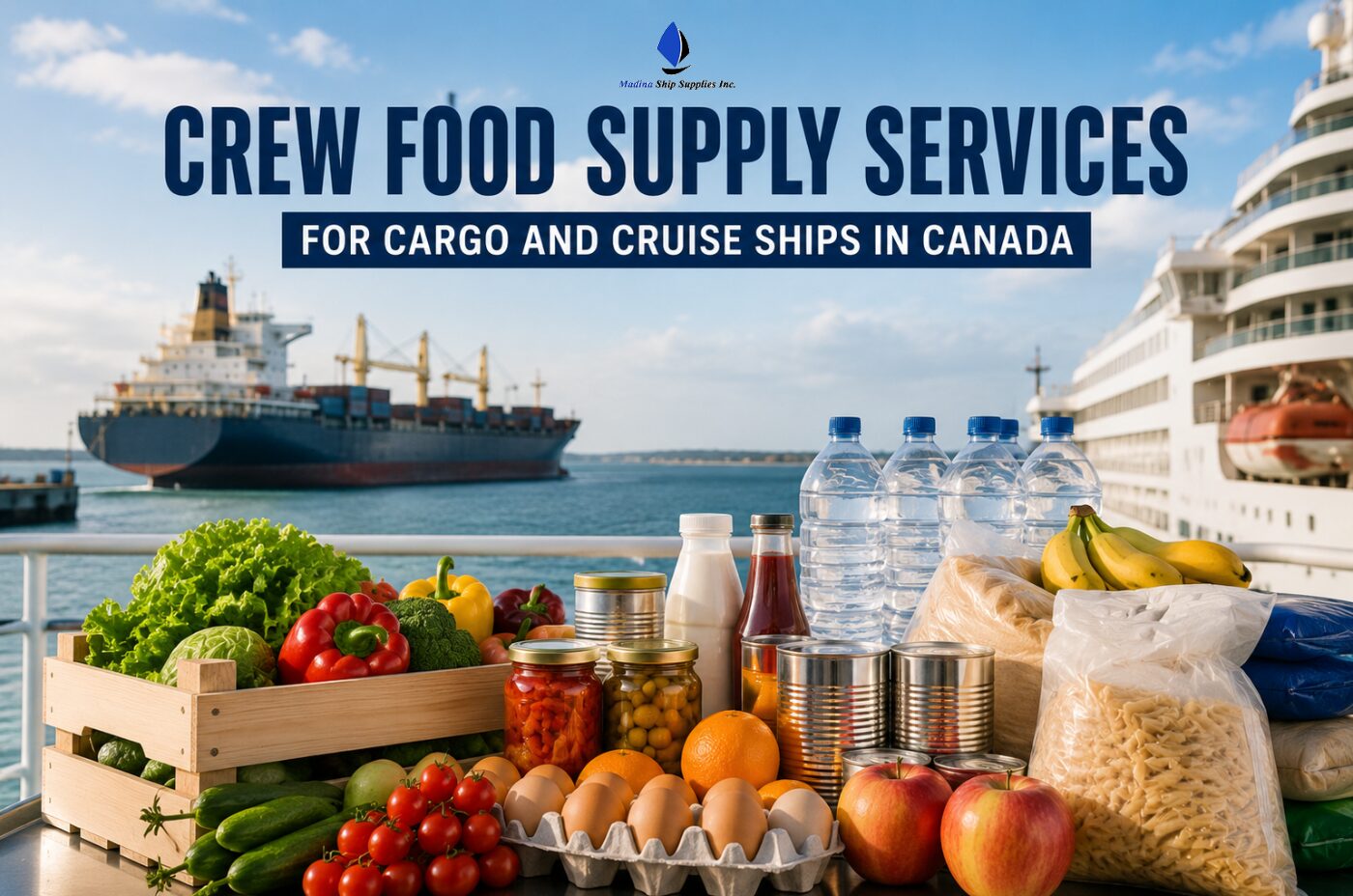 Crew Food Supply Services for Cargo and Cruise Ships in Canada